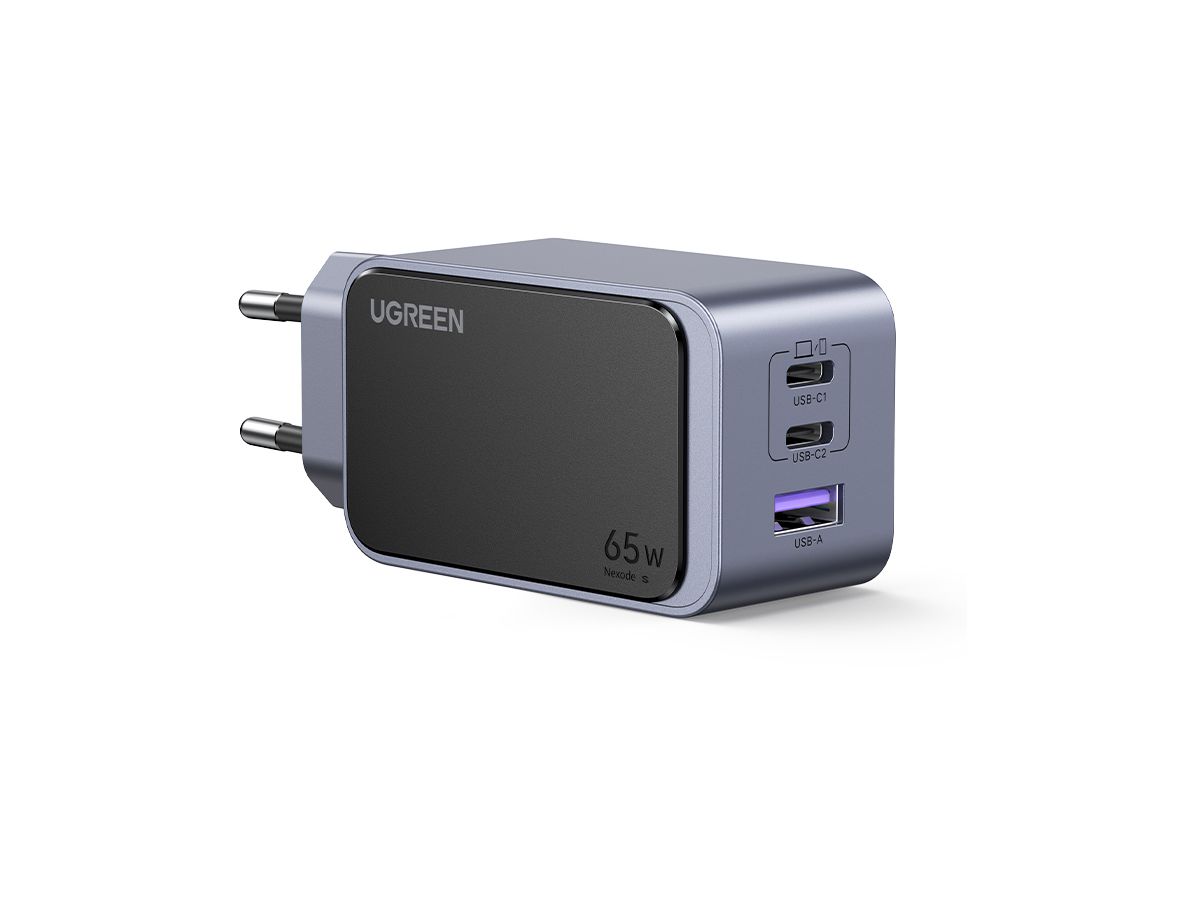 UGREEN USB-C Wallcharger Nexode S 35042 65W,3-Port,GaN,FastCharger (6941876230426)