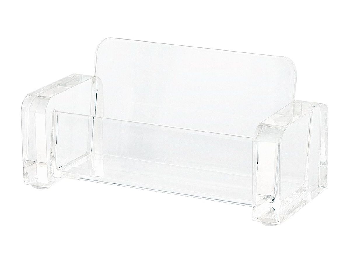 WEDO Visitenkartenhalter CRISTAL. 604416 11.5x5.5x5cm Acryl transp. (4003801850993)