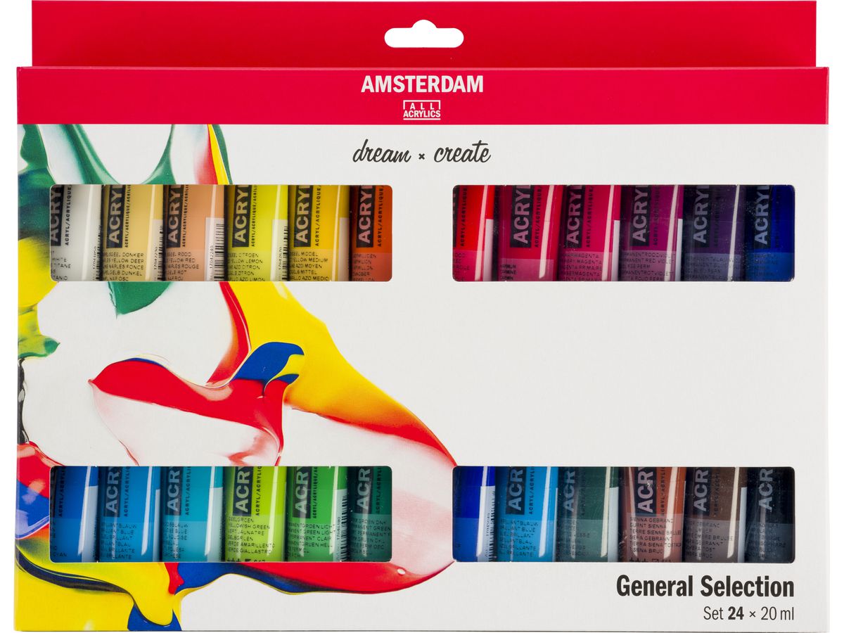 AMSTERDAM Standard Series Acryl Set 17820424 24x20ml (8712079329334)