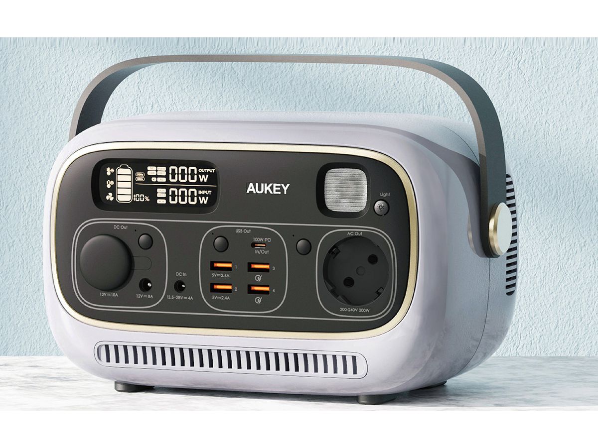 AUKEY PowerStudio Station 300 RE 03-GREY 297WH, 82500 mAh (0600310698159)