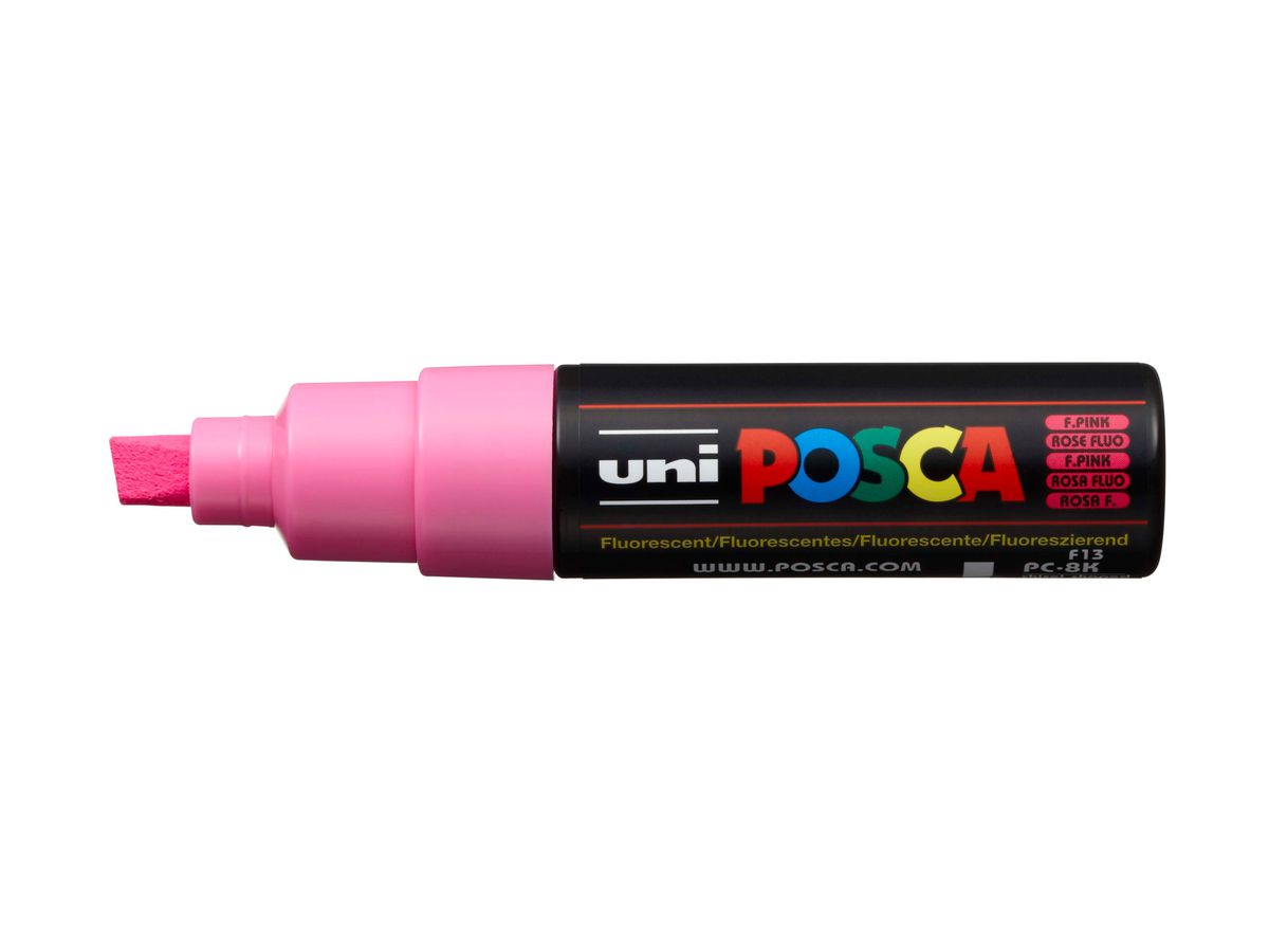 POSCA Marker 8mm PC-8K F.PINK fluo rose (4902778916940)