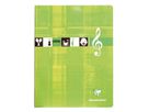 CLAIREFONTAINE Musikheft 17x22cm 3798 5mm, kariert 28 Blatt (3329680379808)