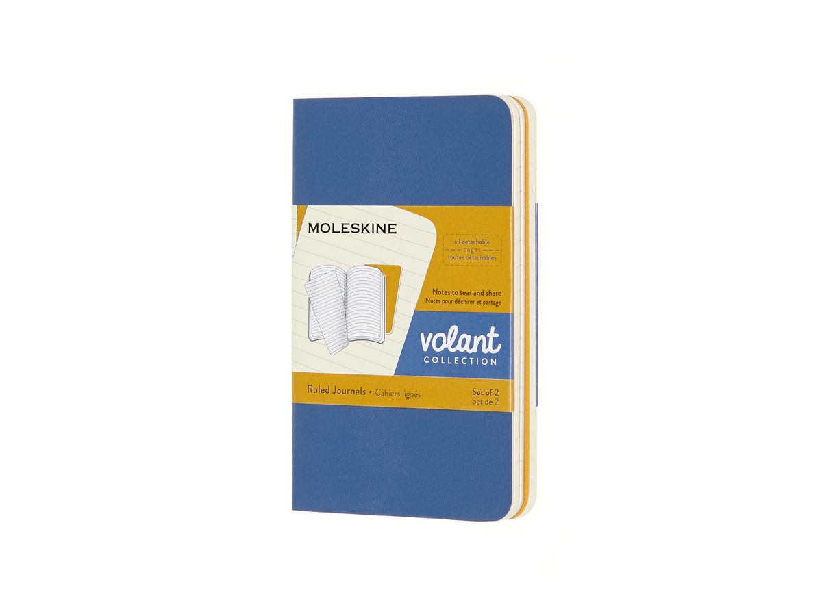 MOLESKINE Notizheft 2x 10.5x6.5cm 620541 liniert,feilchen/bernst.,56S. (8058647620541)