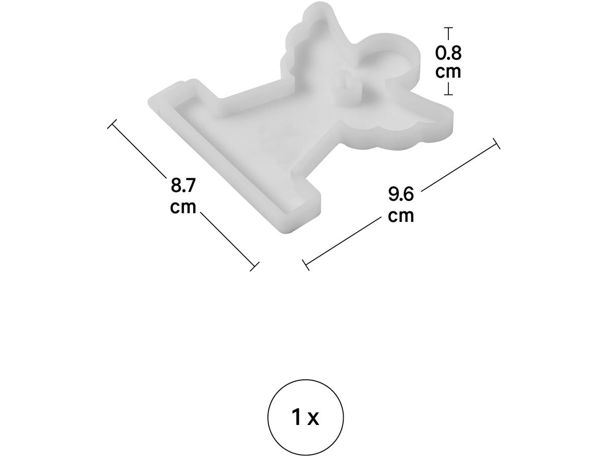 I AM CREATIVE Silikon Giessform 1704.35 Engel für Steckleiste (7611983250639)