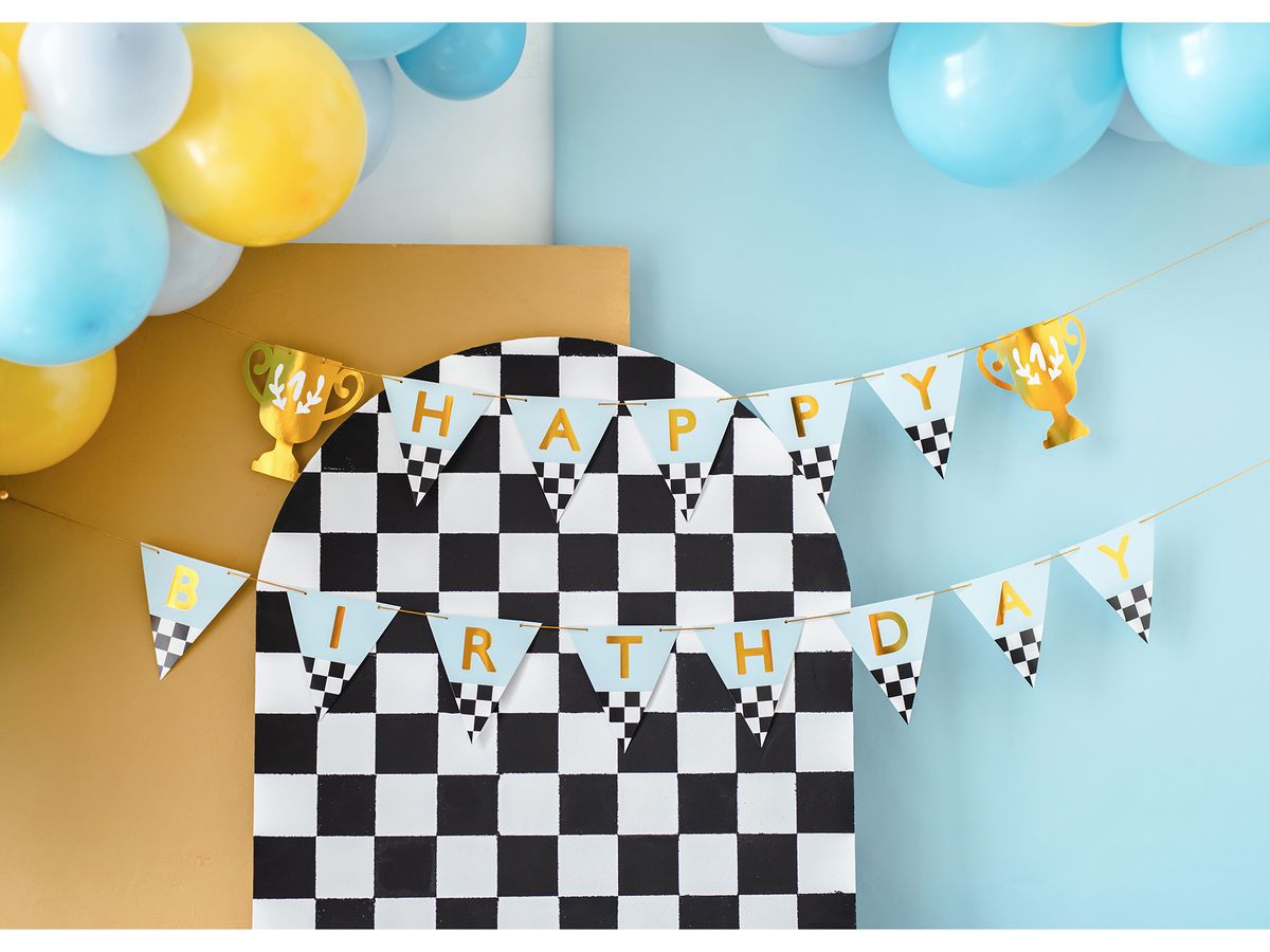 PARTYDECO Guirlande Happy Birthday 2.5m GRL109 Coupe (5904555028951)