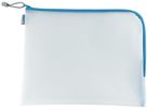 HERMA Étui à documents avec zip A4 20015 bleu, 36x28cm (4008705200158)