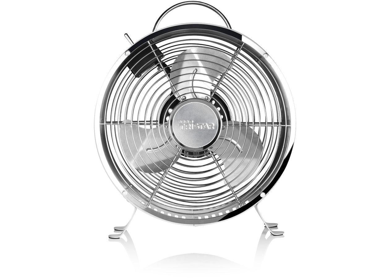 TRISTAR Ventilatore da tavolo 25cm VE-5967 argento (8713016059673)