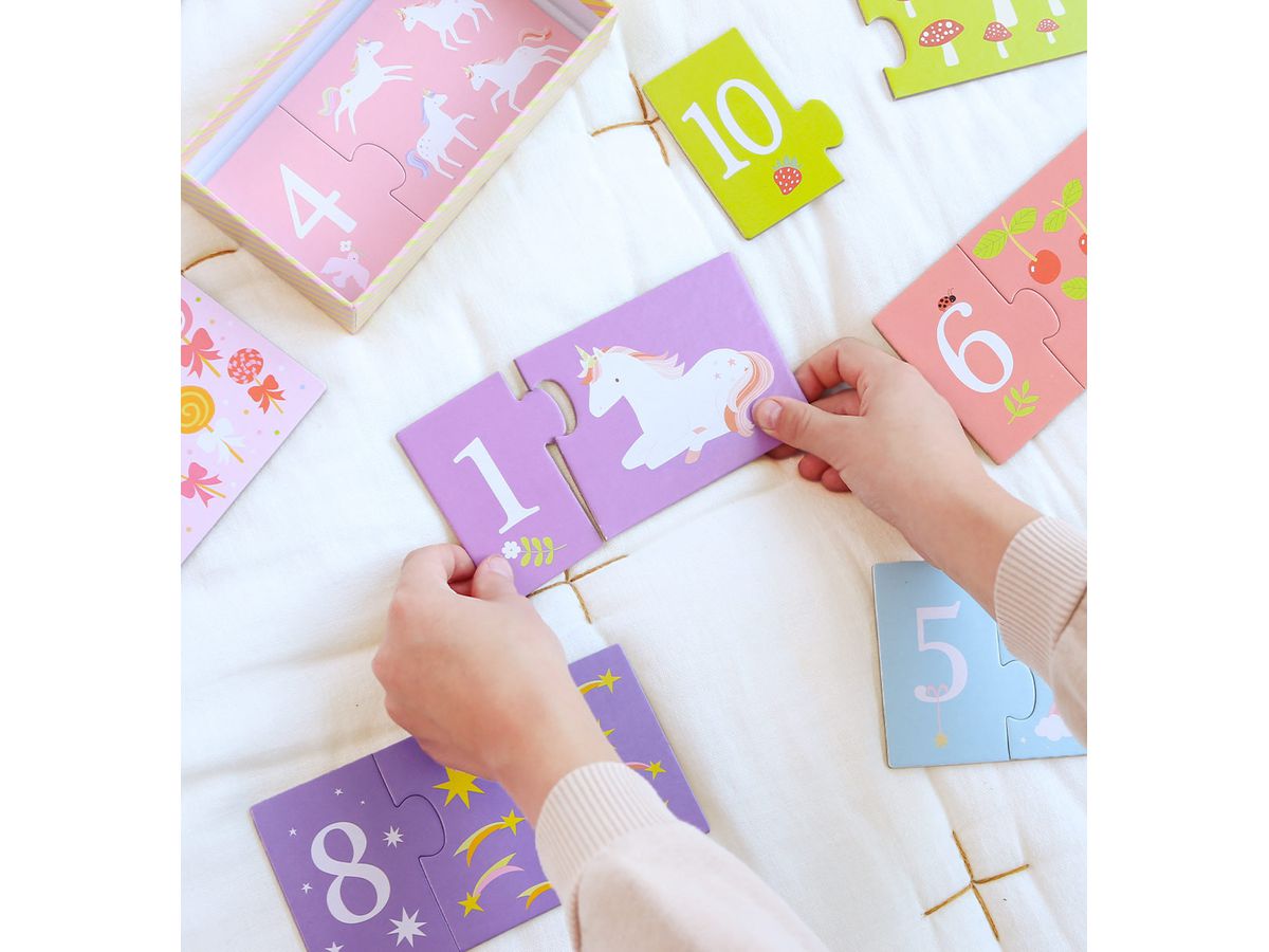 ALLC Zahlenpuzzle 17x10x4.4cm PGCPUD16 Unicorn dreams 20-teilig (8719715004006)