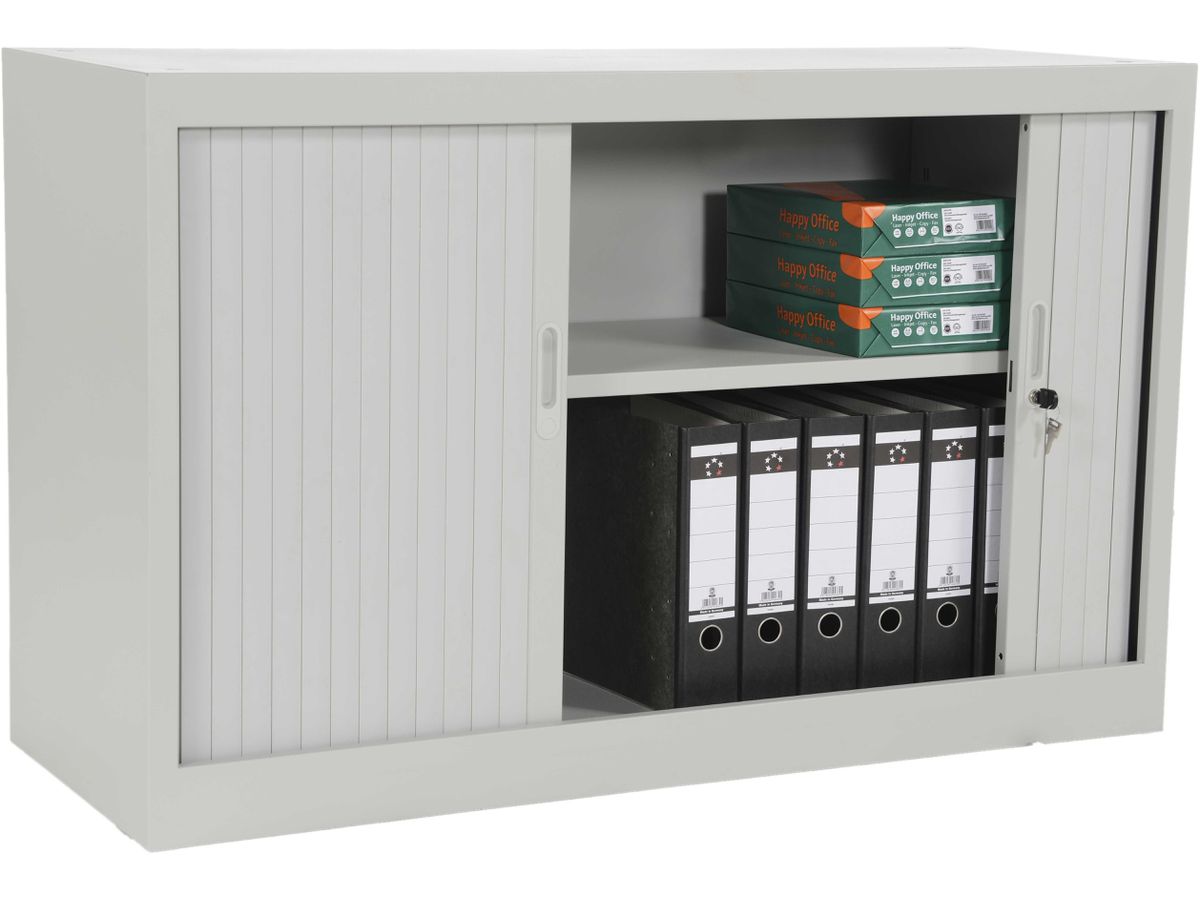 EDGY Rollladenschrank RS02/7035 1.5 Ordnerhöhen (7630006738138)