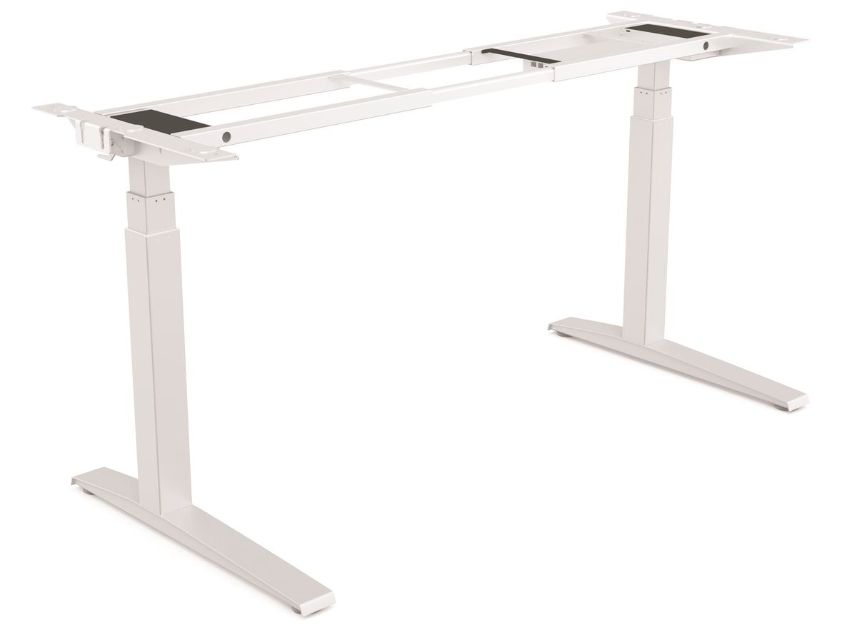 FELLOWES Cadre de la table élévatrice 9759001 blanc, réglable en hauteur (0043859758005)