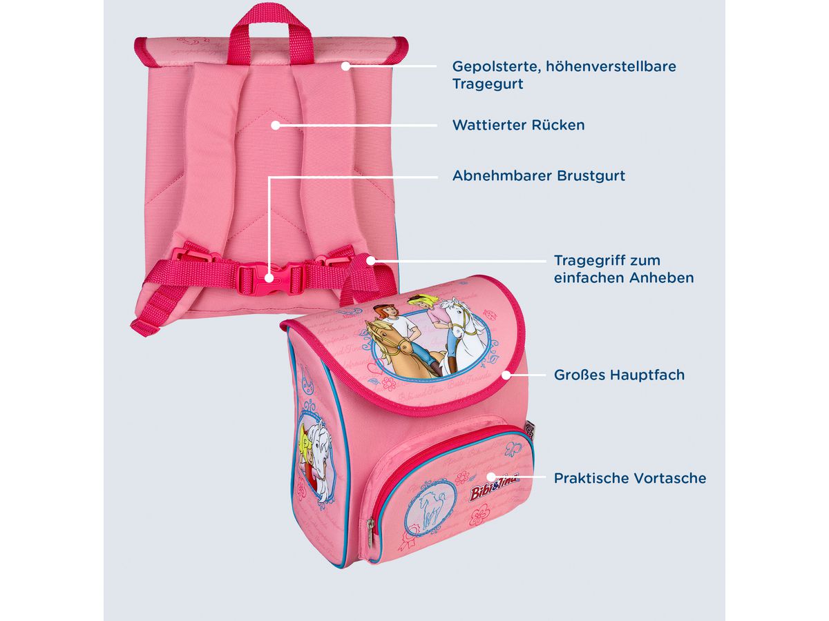 SCOOLI Kindergarten Rucksack Cutie BITI8242 Bibi&Tina (4043946306696)