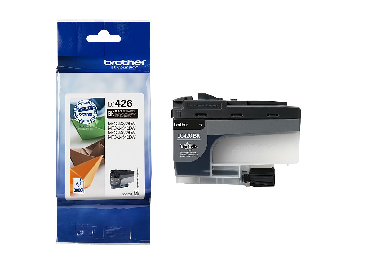 BROTHER Cart. d'inchiostro nero LC-426BK MFC-J4335 3000 pagine (4977766809474)