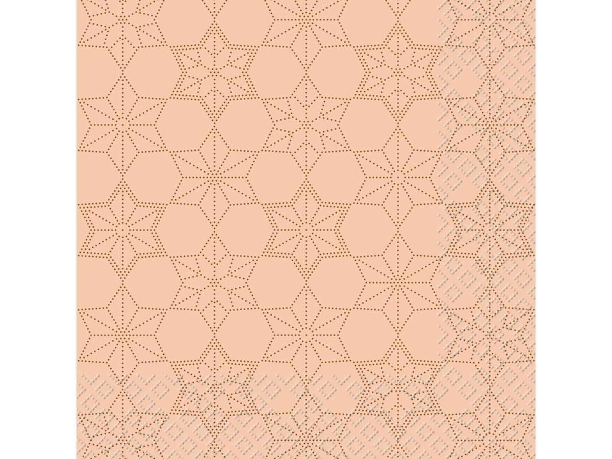 STEWO Serviettes Genoveva 33x33cm 2572551626 rose clair,FSC Mix 20pcs. (7630050851616)