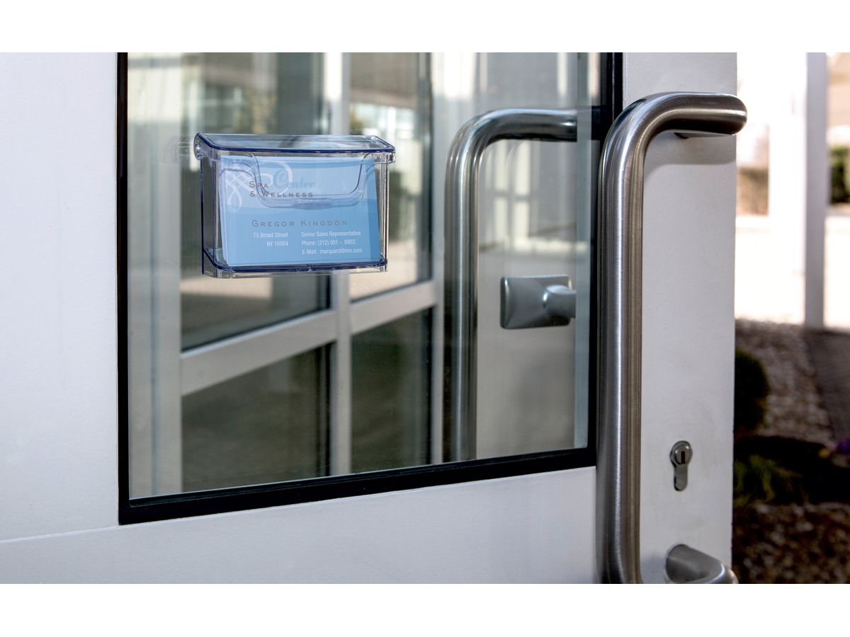 SIGEL Outdoor business card case LH326 glasklar,105x76x45mm (4004360831379)