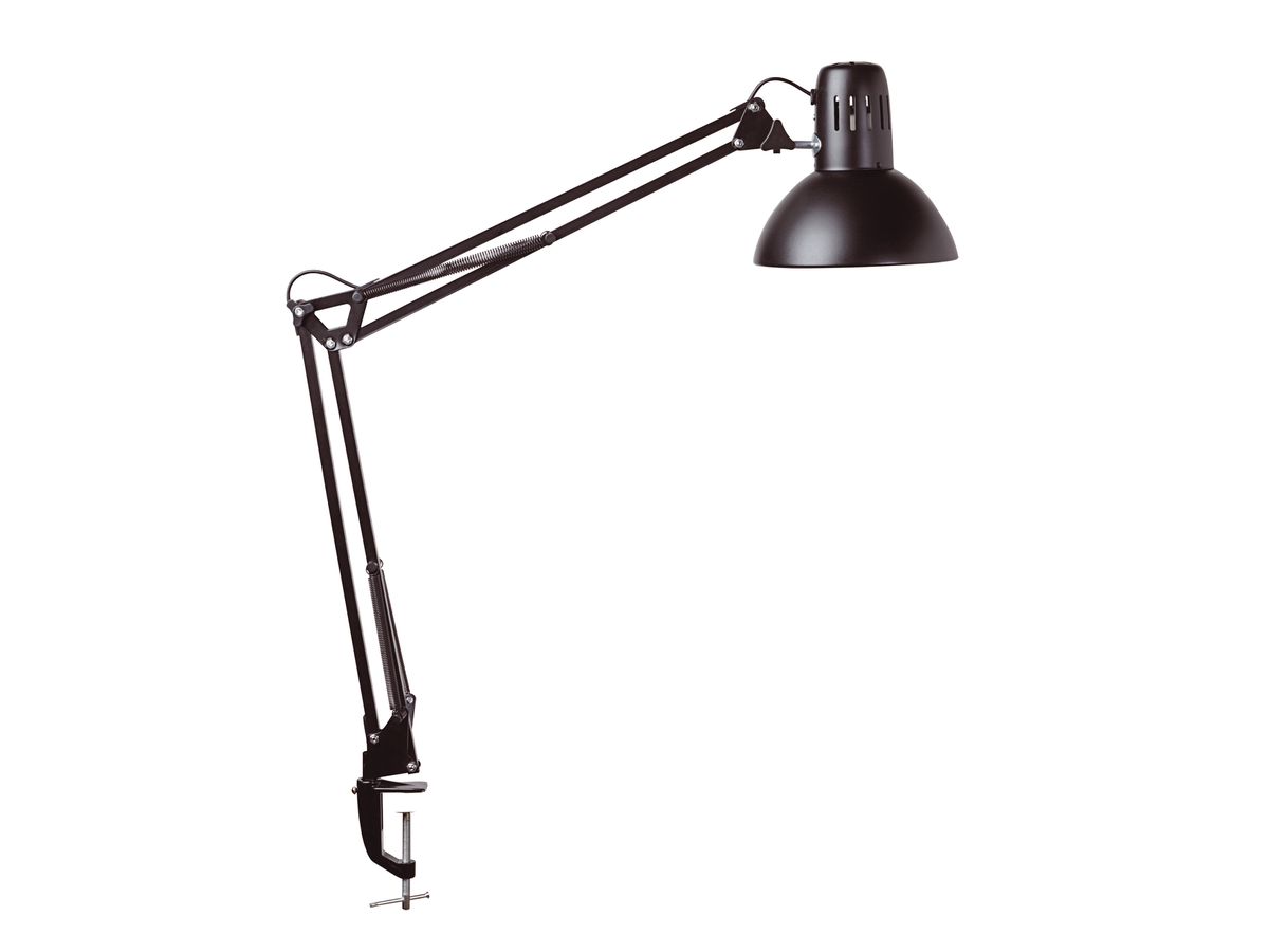 MAUL Lampe de table MAULstudy 17.50 noir, E27, avec support (4002390041447)