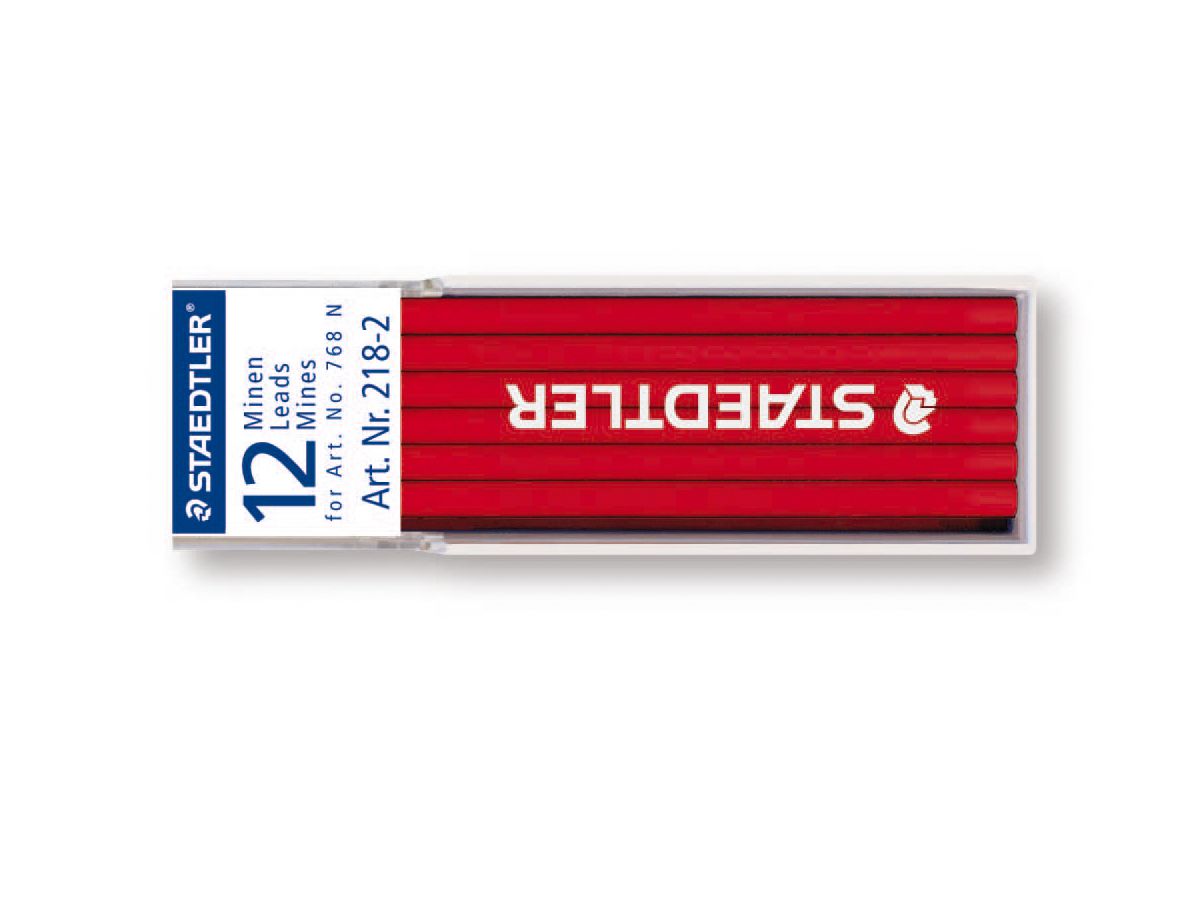 STAEDTLER Mine Lumocolor non-perm. 768N 218-2 rosso 12 pezzi (4007817212158)