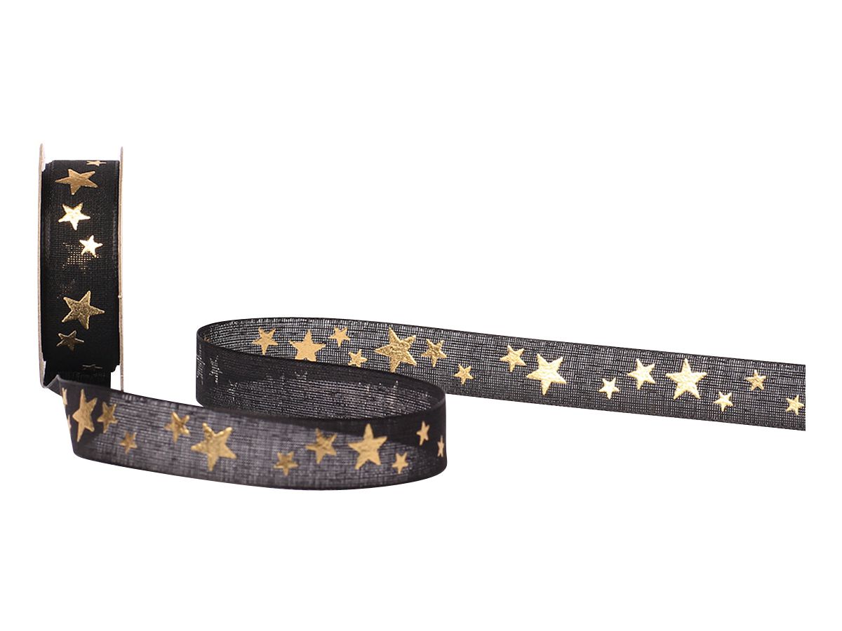 SPYK Banda Cubino Étoiles 1031.1654 16mmx3m Nero-Oro (7611475268425)