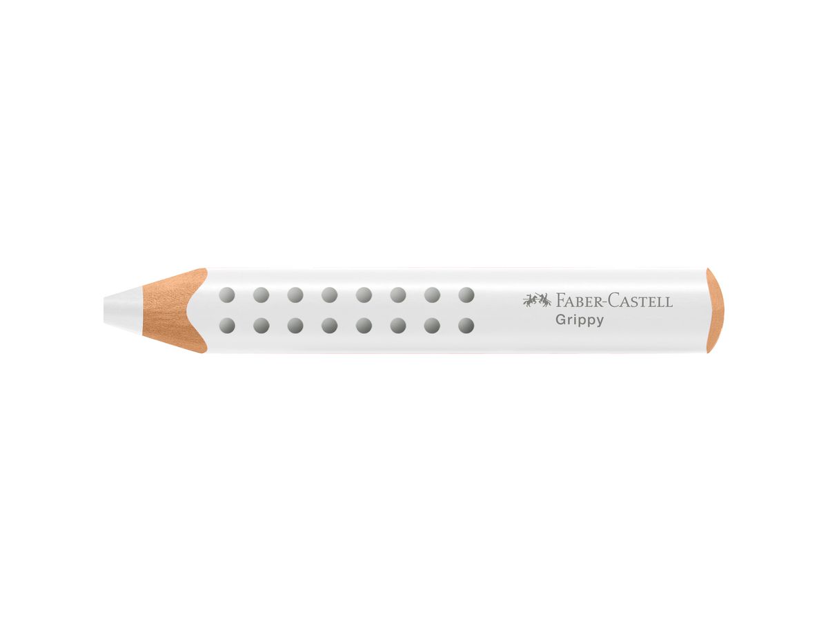 FABER-CASTELL Farbstift Grippy 110601 weiss (4005401106012)