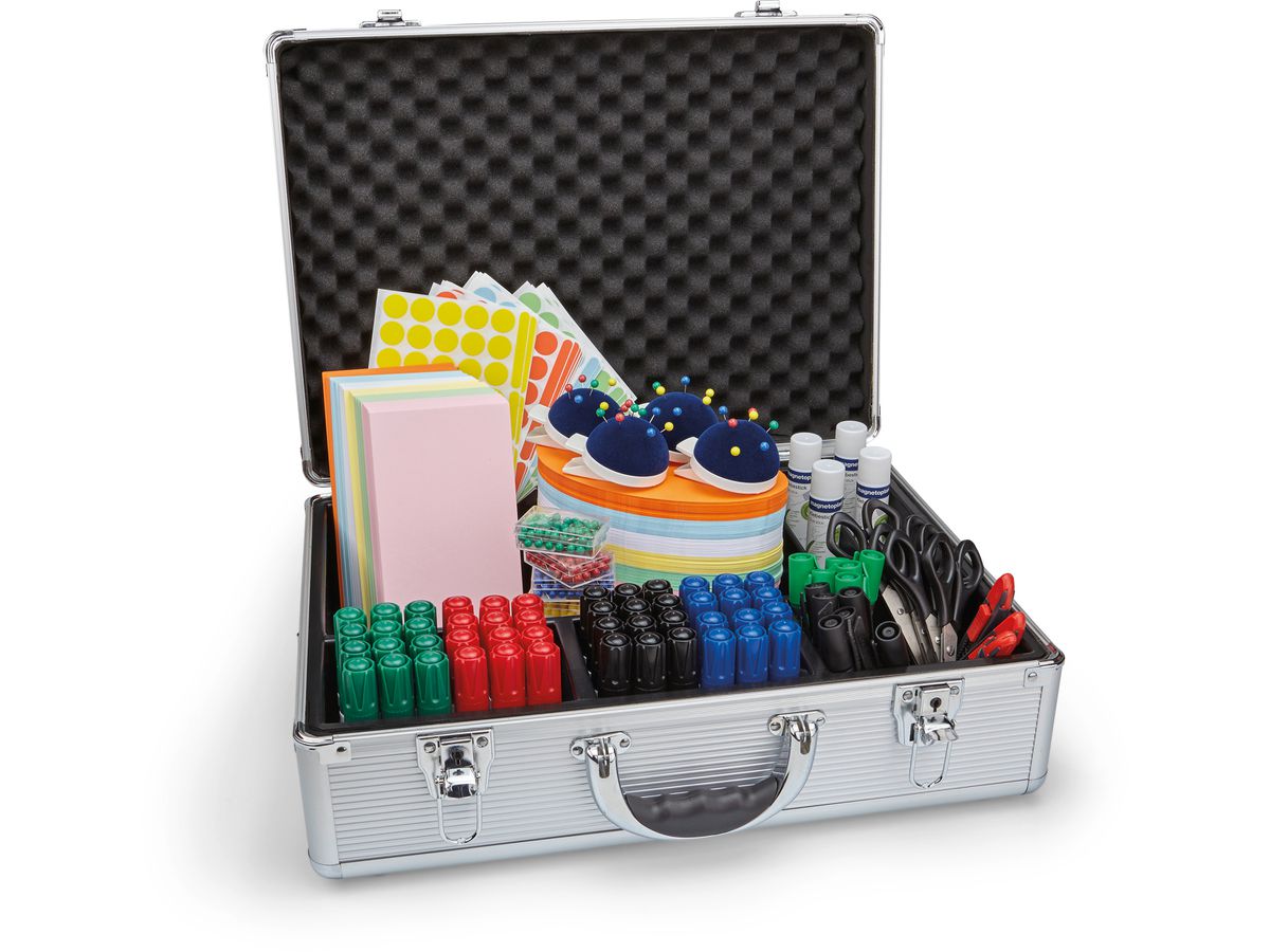 MAGNETOPLAN Valigia Moderatore 11215 con access. per seminari (4013695018935)