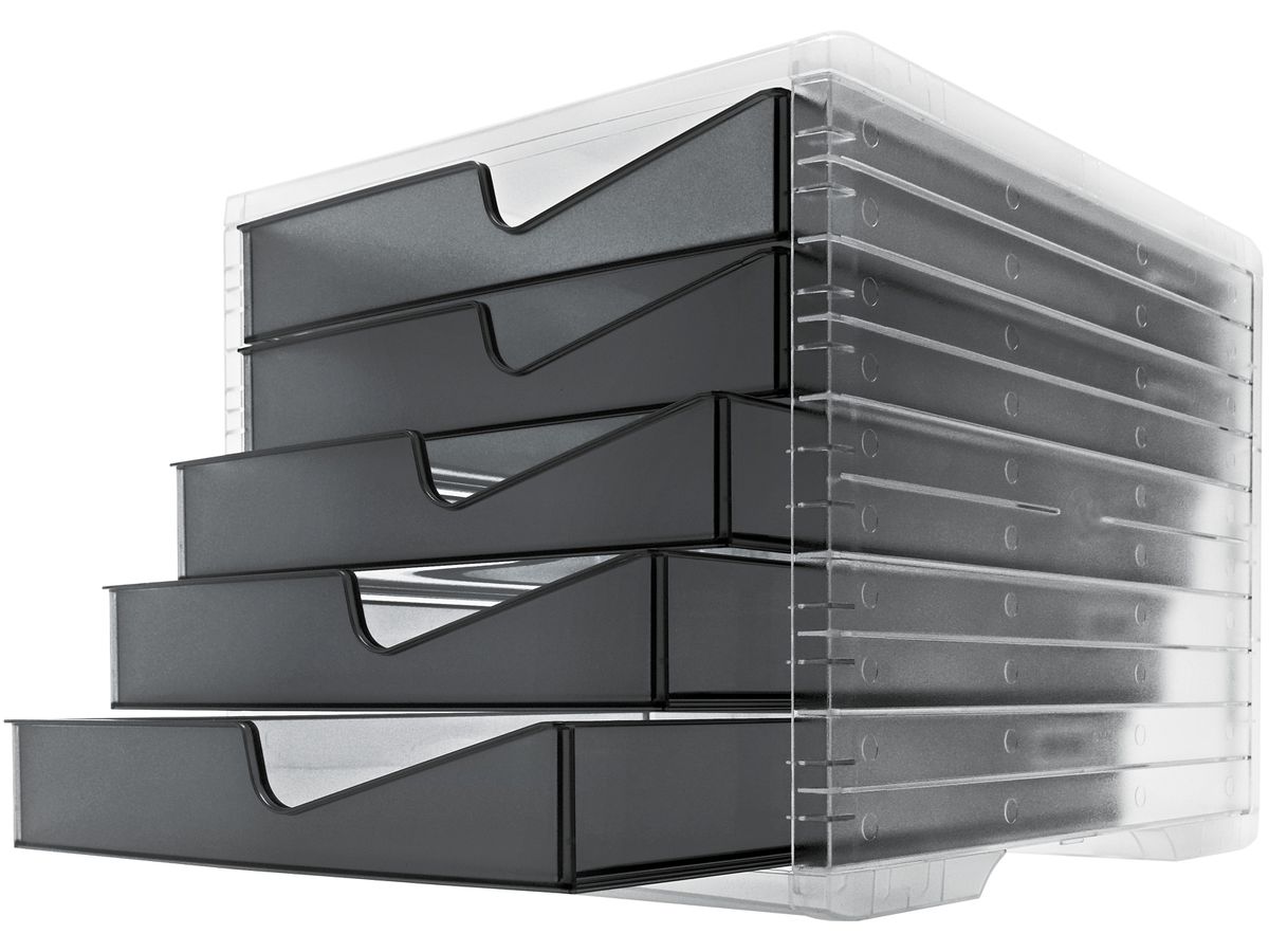 STYRO Styroswingbox light 275-8430.922 trasparente/antracite 5 cass. (7612176077170)