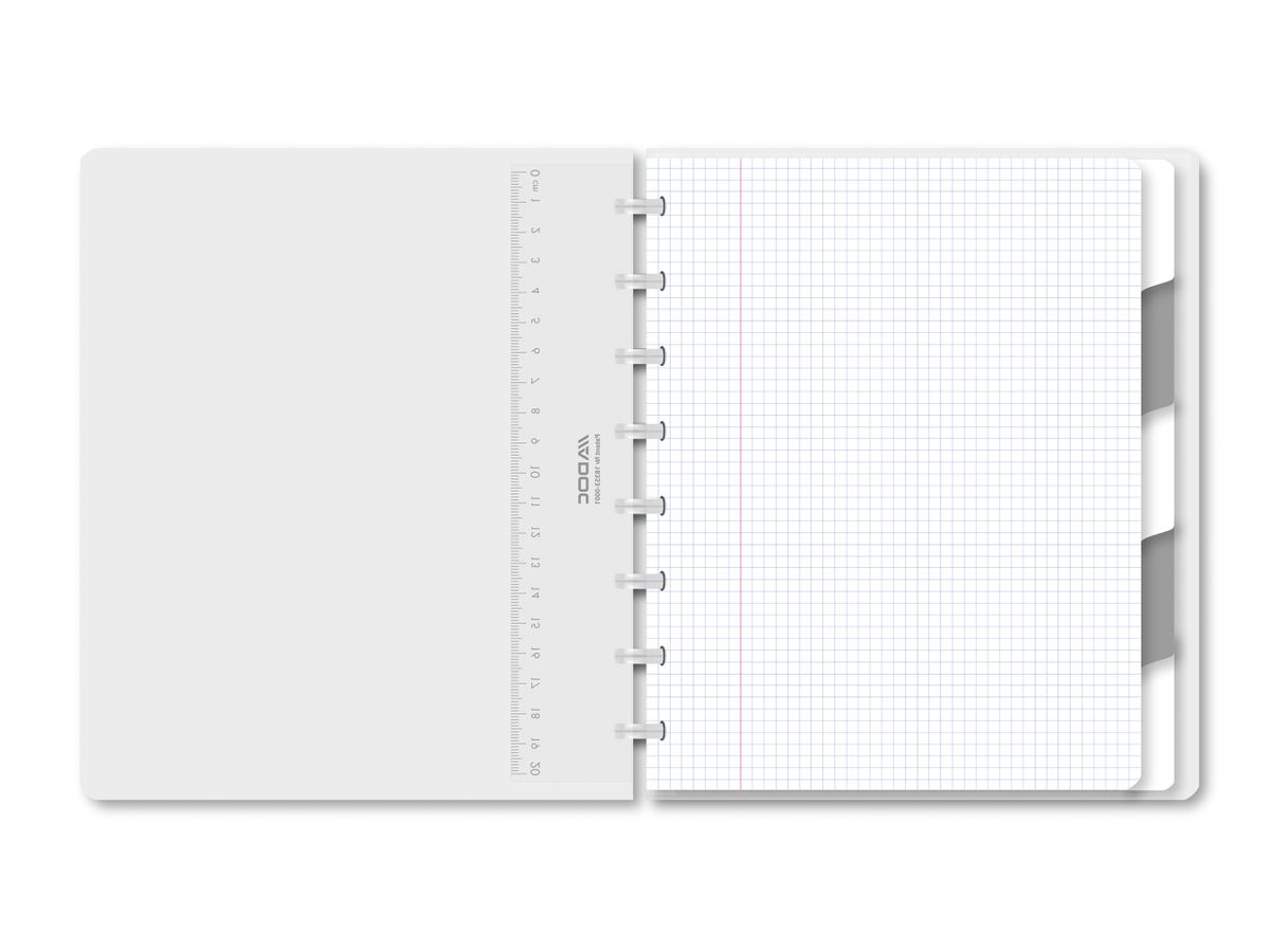 ADOC Notizheft Pap-Ex A5 3044.201 kariert transparent (5410733448010)