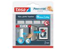 TESA Powerstrips 4x2 Streifen 77721-00000 Click Medium, Klettband (4063565401077)