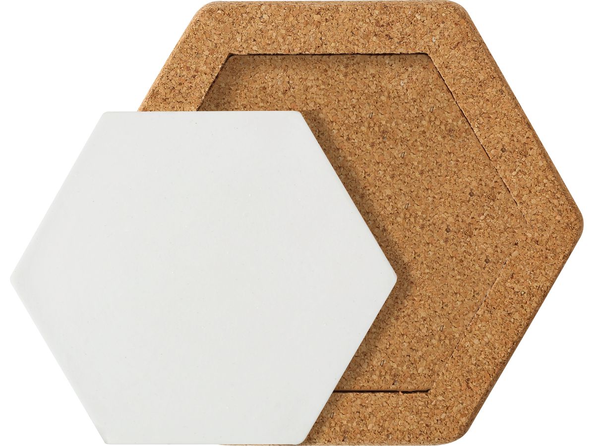 I AM CREATIVE Sottovaso di sughero, hexagon 5000.48 19 x17 cm (7611983205059)