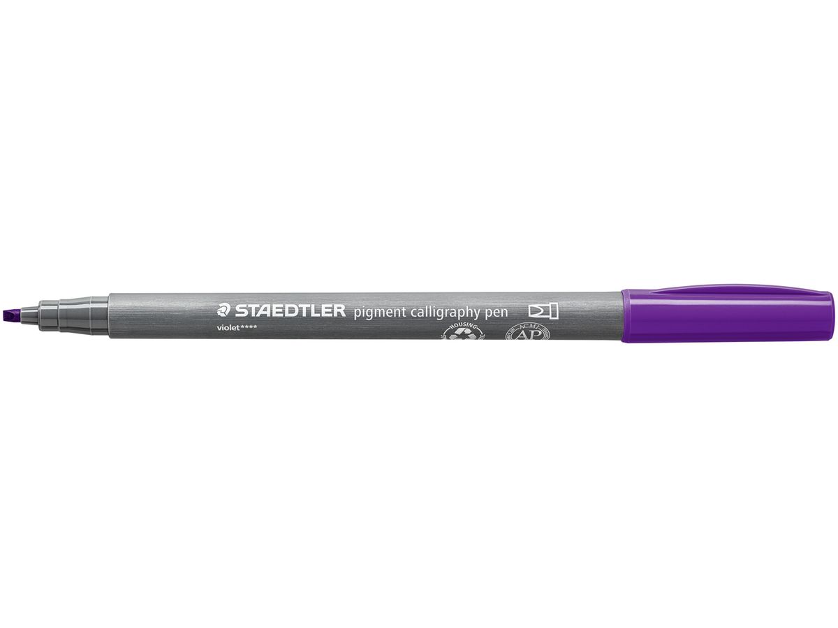 STAEDTLER Fasermaler 2mm 375-6 violett, Kalligraphiespitze (4007817098974)