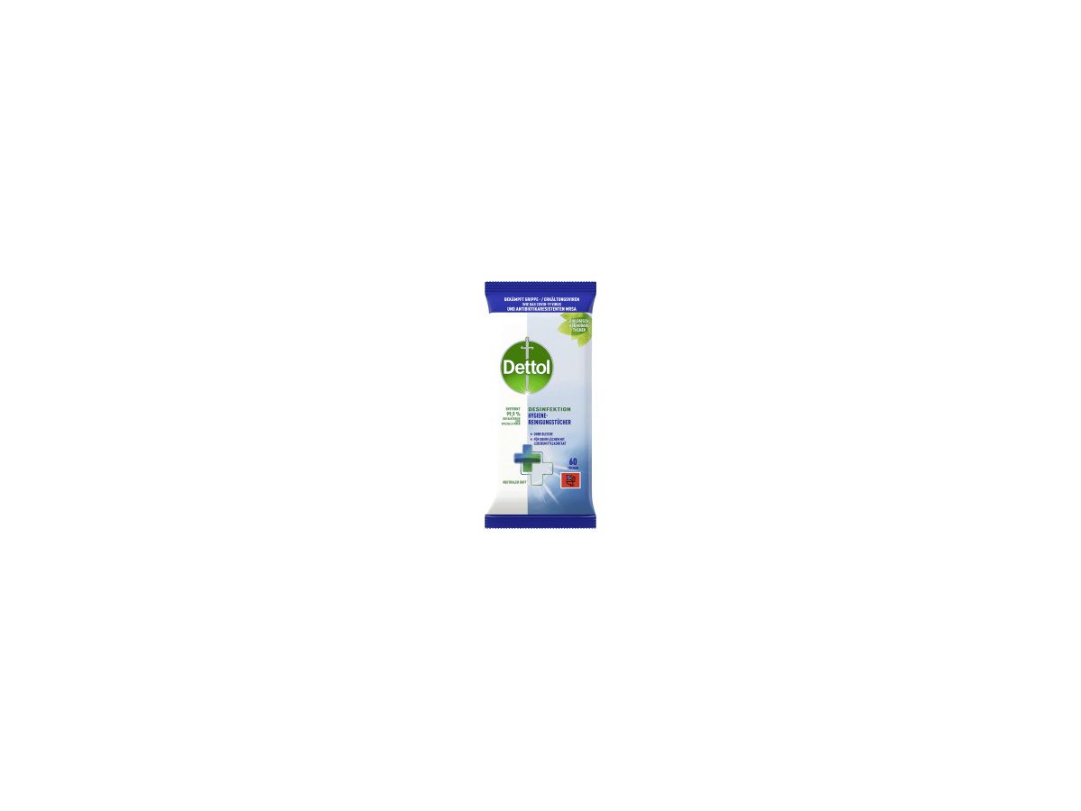 DETTOL Lingettes hygiéniques 3193971 parfum neutre 60 pcs. (4002448092933)