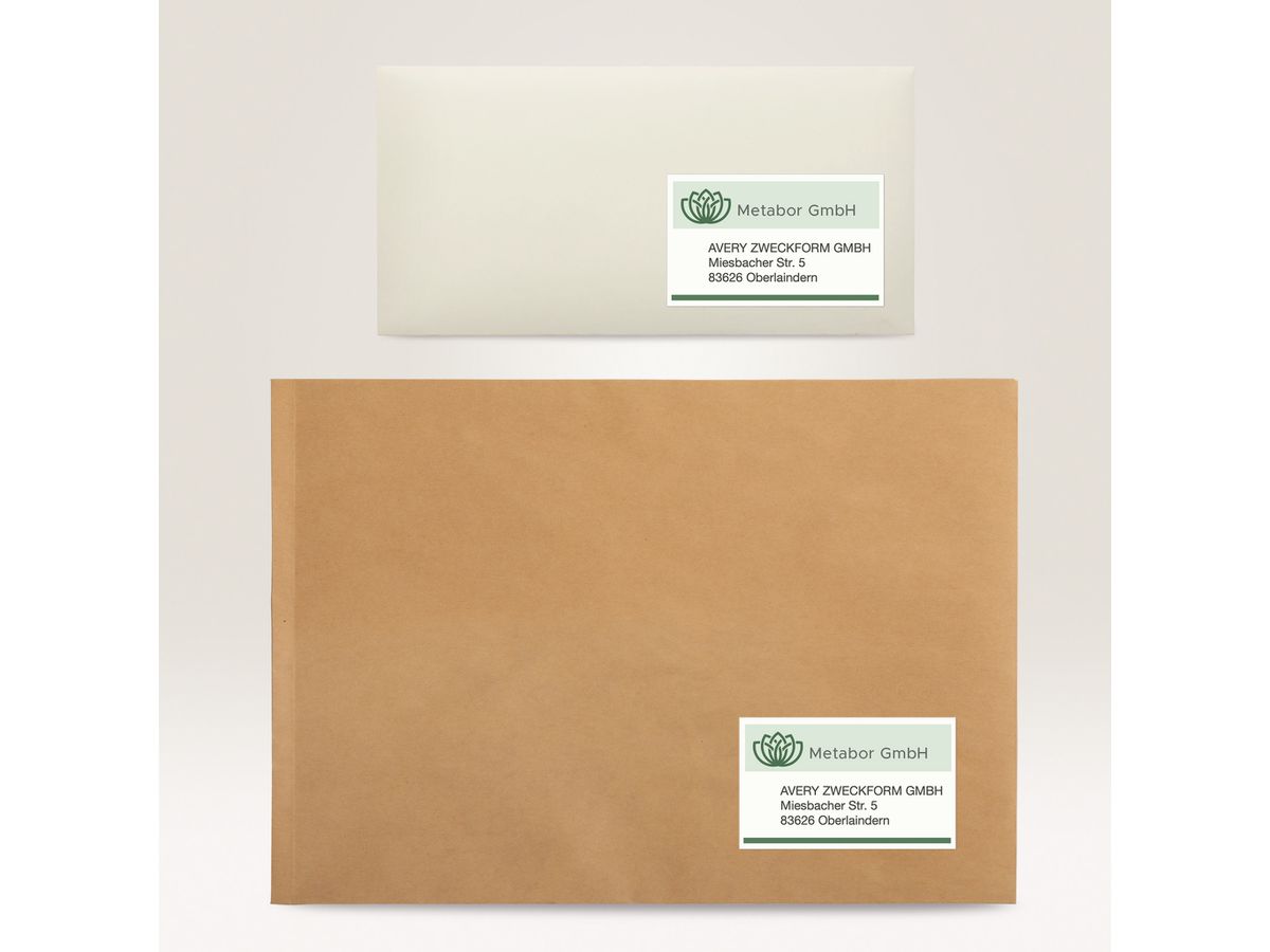 AVERY ZWECKFORM Etichette 148x105mm LR3483-10 bianco, perm. 10 fogli/4 pz. (4004182334836)