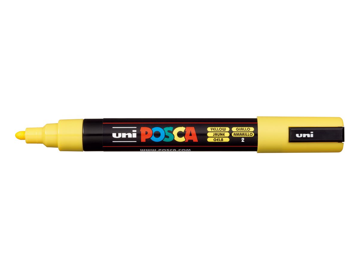 POSCA Marker 1.8-2.5mm PC-5M YELLOW jaune (4902778916162)