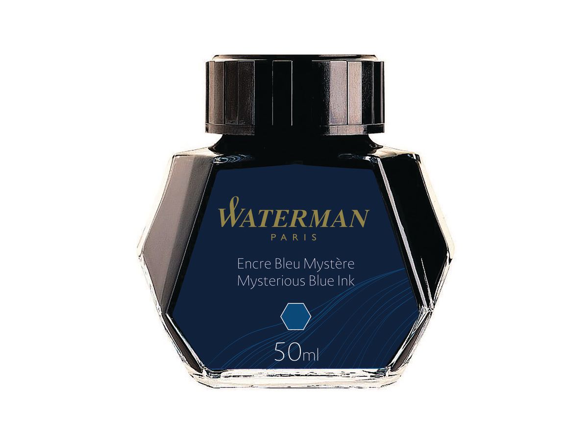 WATERMAN Tinte 50ml S0110790 blau/schwarz (3034325106694)
