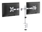 DELTACO Dual monitor desk arm GAM-040-W 13-32 inch screens White (7333048056542)