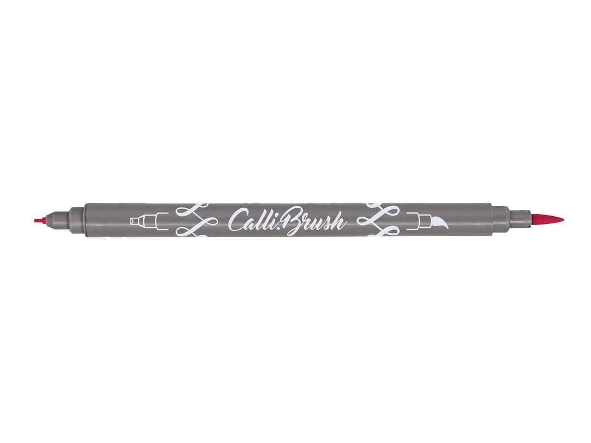ONLINE Callibrush Pen Double Tip 2mm 19056/6 Fluo Pink (4014421190567)