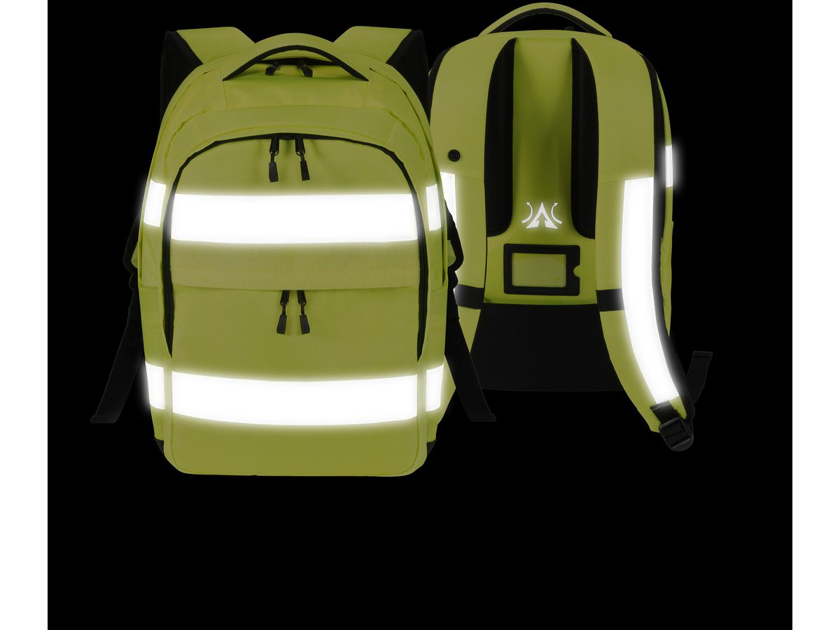 DICOTA Backpack HI-VIS 25 litre P20471-01 yellow (7640186417556)