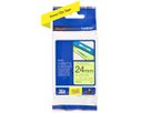 PTOUCH Nastro, lam.,fluor.nero/giallo TZe-C51 PT-540 24 mm (4977766692496)