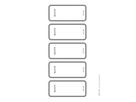 LEITZ Rückenschild Ordner 46x111mm 16920085 selbstklebend 50 Stück (4002432102167)