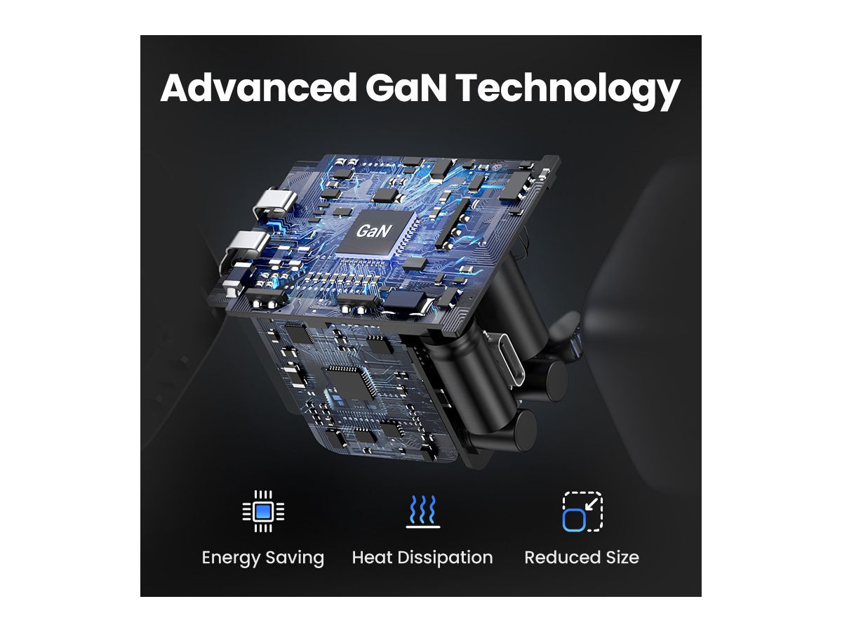 UGREEN USB C Wallcharger Nexode 90664 Mini,20W,PD GaN, Black (6957303896646)