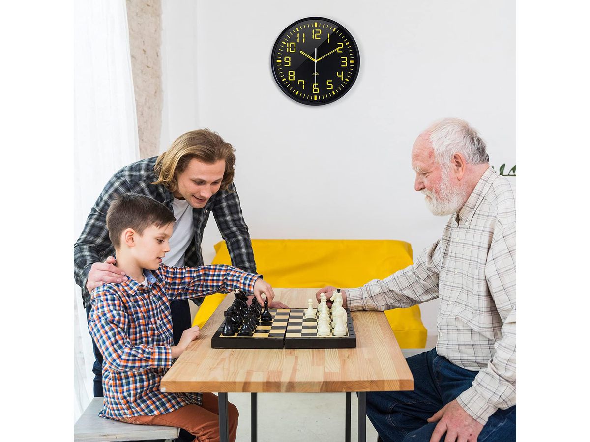 CEP Horloge murale 30cm 2110230011 noir, High Contrast (3661474110236)