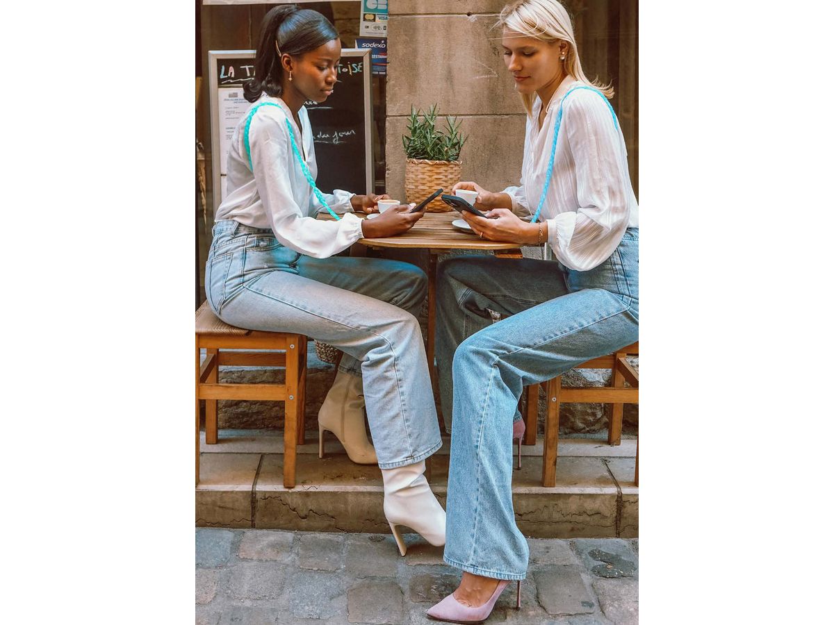 ZANAÉ Phone Necklace Mint 17358 Summer Harmony turquoise (3663838173581)