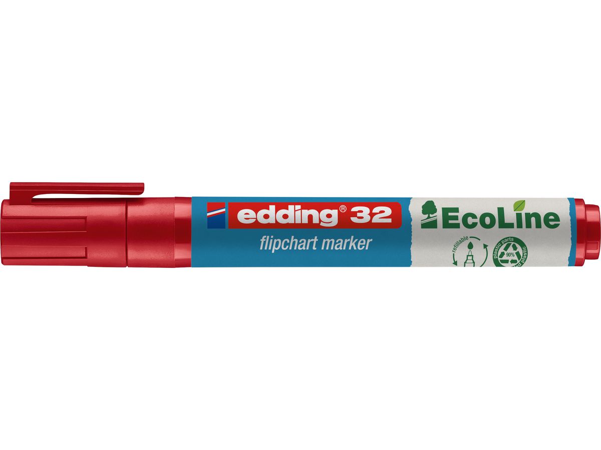 EDDING Flipchart Marker 32 1-5mm 32-2 rosso (4004764946952)