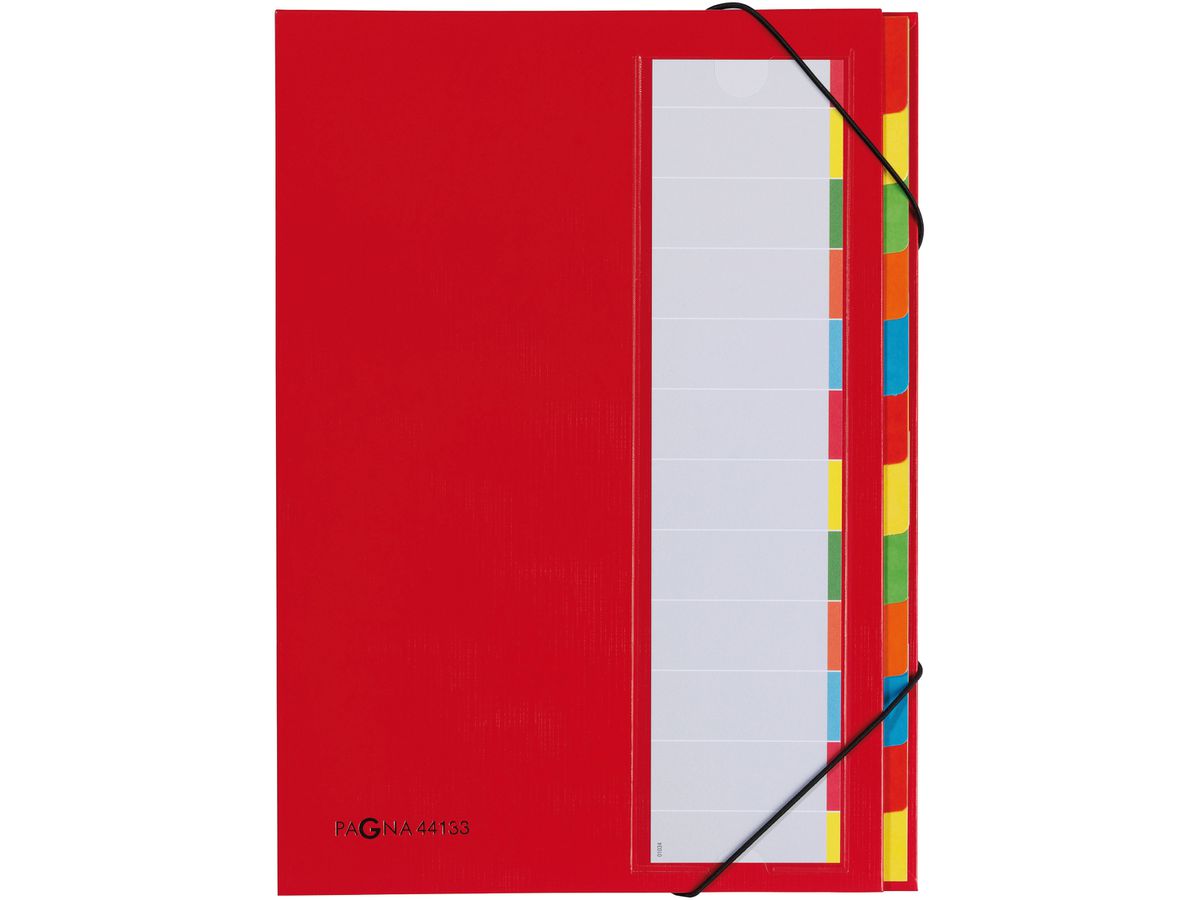 PAGNA Deskorganizer A4 44133-01 rouge 12 compart. (4013951003279)