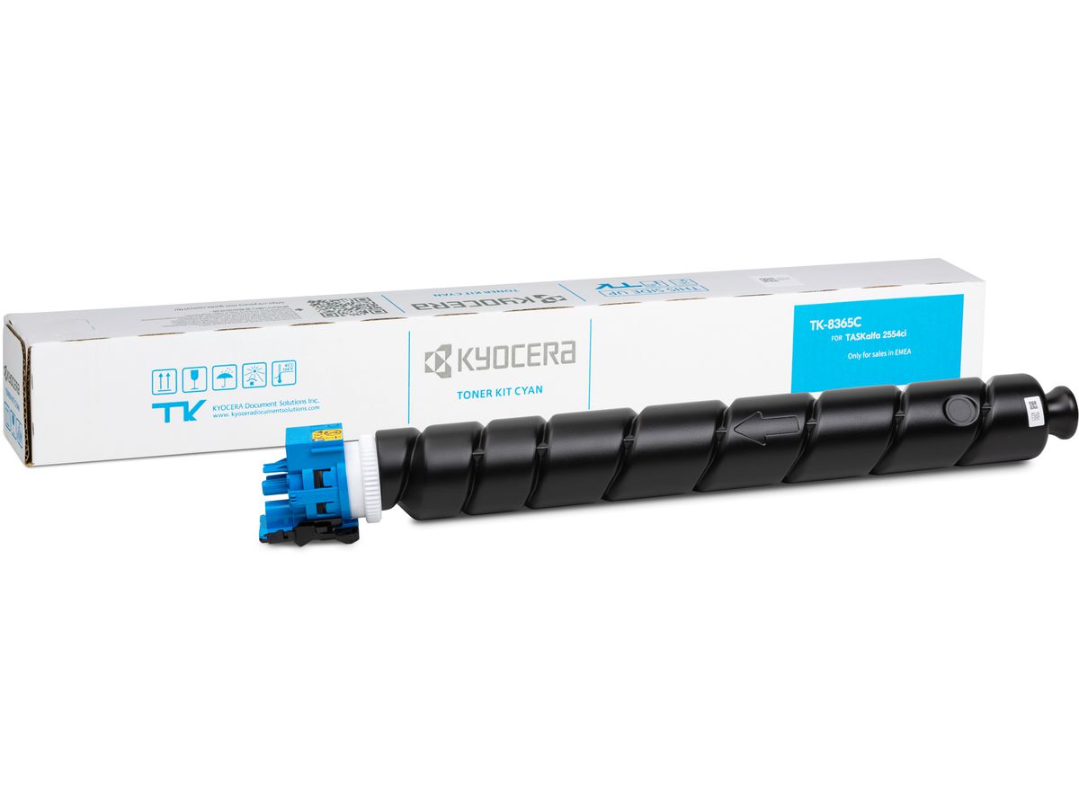 KYOCERA Modulo toner cyan TK-8365C TASKalfa 2554ci 12'000 pagine (0632983064221)