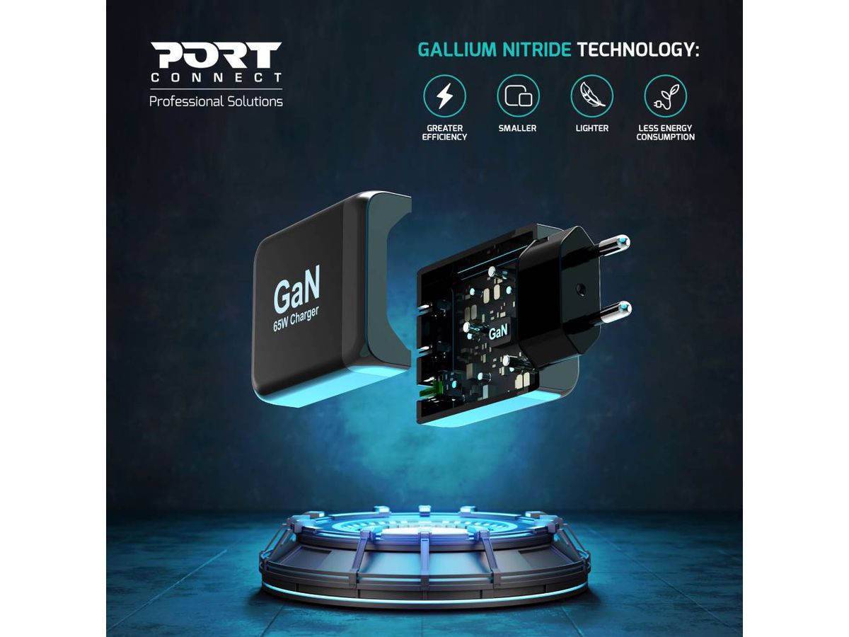 PORT PowerSupply 65W Type C 900106 GaN Charger (3567042030459)