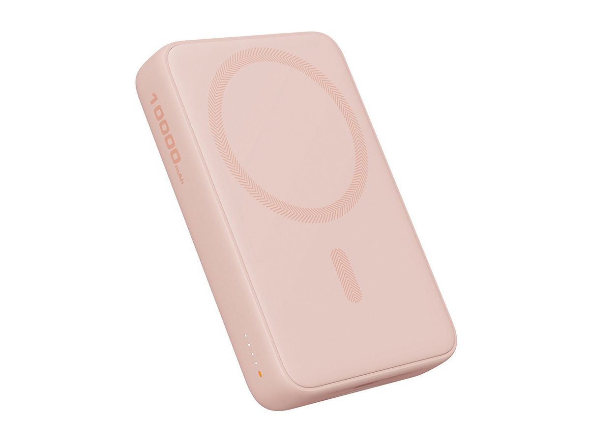 AUKEY MagFusion 10000mAh PB-MS04 PI Powerbank Wireless Pink (0689323789160)