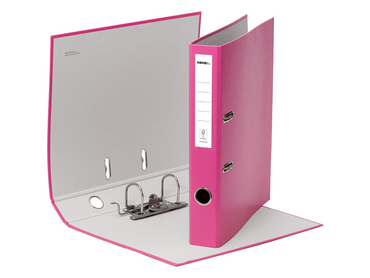 NOVOOO Pro Raccoglitore 4cm 10349440NO1U rosa A4 10 pezzi (9010729081076)