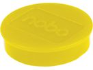 NOBO Calamita rotonda 38mm 1915309 giallo 10 pezzi (5028252611312)