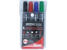 PENTEL Whiteboard Marker Maxiflo MWL5SBF-4 FlexFeel, 4 pcs. (7610924170098)