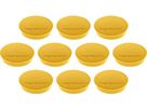MAGNETOPLAN Magnet Discofix Standard 30mm 1664202 gelb ca. 0.6 kg 10 Stk. (4013695025537)