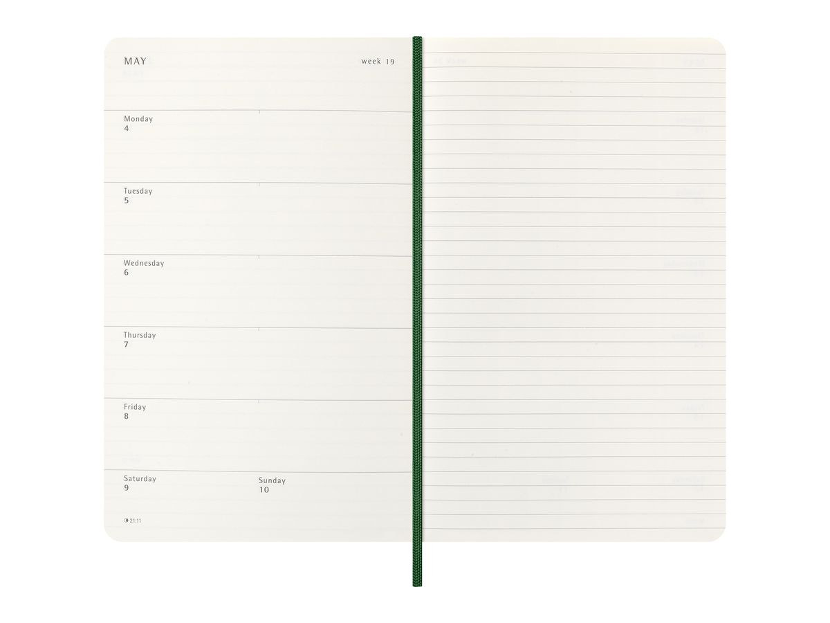 MOLESKINE Agenda Classic Large 2026 DSK1512WN3Y26 1S/1P vert myrte SC 13x21cm (8056999275532)